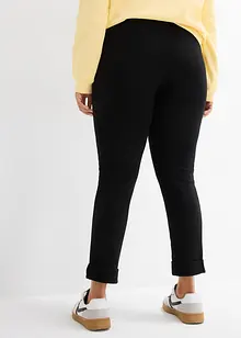 Pantaloni da jogging alla caviglia con risvolto, bonprix