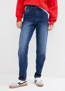 Mom jeans con cinta comoda a vita alta, bonprix