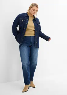 Mom jeans con cinta comoda a vita alta, bonprix