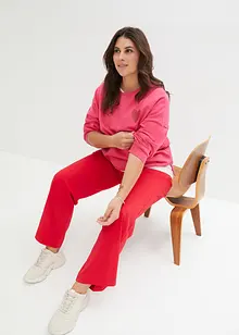 Felpa oversize in cotone biologico, bonprix