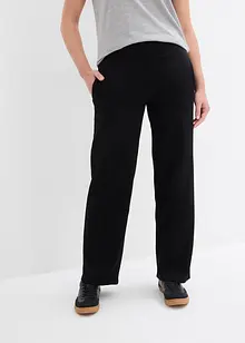 Pantaloni in felpa con cucitura sul davanti, bonprix