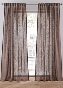 Tenda con tessuto strutturato (pacco da 2), bonprix