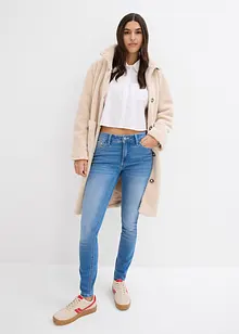 Jeans skinny elasticizzati a vita alta, bonprix