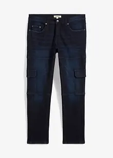 Jeans elasticizzati cargo slim fit, straight, bonprix