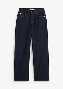 Jeans wide leg, mid waist, bonprix