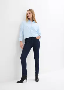 Jeans skinny in cotone biologico, a vita media, bonprix