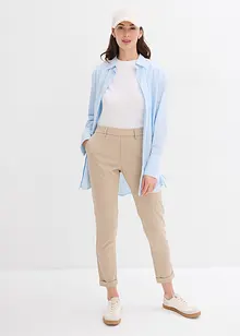 Pantaloni chino in misto viscosa, bonprix