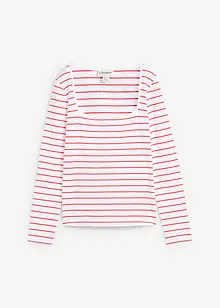 Maglia a maniche lunghe con scollo quadrato, bonprix