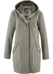 Parka in softshell con cappuccio, bonprix