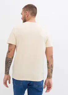 Maglia serafino in puro cotone biologico (pacco da 3), bonprix
