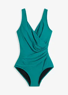 Costume intero incrociato con effetto modellante medio, bonprix