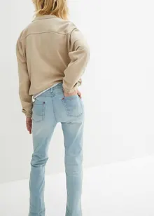 Jeans elasticizzati bootcut, vita media, bonprix