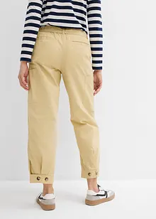 Pantaloni cargo cropped, bonprix