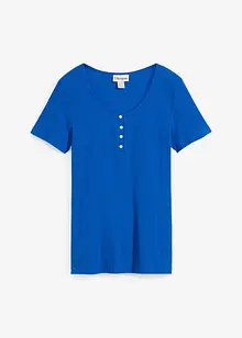 Maglia serafino in puro cotone biologico, bonprix