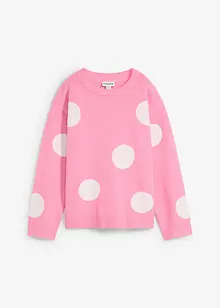 Maglione oversize a pois, bonprix