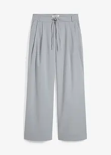 Pantaloni gessati con pinces, bonprix