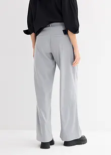 Pantaloni gessati con pinces, bonprix