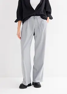 Pantaloni gessati con pinces, bonprix