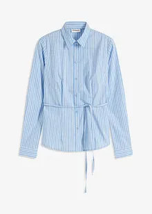 Camicetta a righe con laccetto da annodare, bonprix