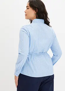 Camicetta a righe con laccetto da annodare, bonprix