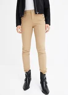 Pantaloni in twill elasticizzato, bonprix