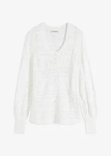 Maglione traforato, bonprix