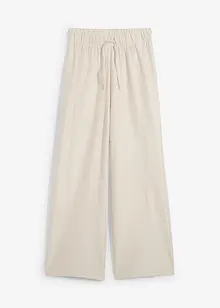 Pantaloni in jersey a righe con cordoncino, bonprix