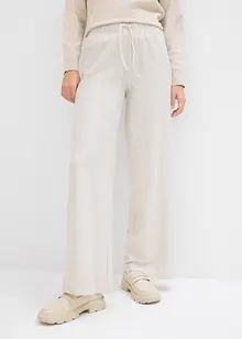 Pantaloni in jersey a righe con cordoncino, bonprix