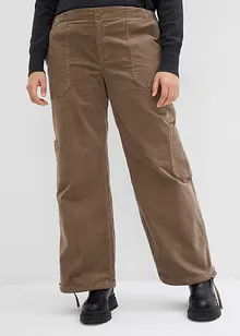 Pantaloni cargo in velluto a coste, bonprix