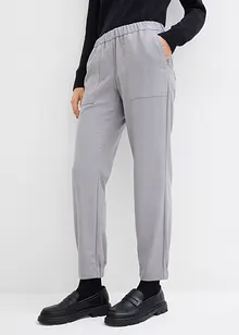 Pantaloni chino in misto viscosa con cinta comoda, bonprix