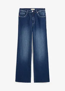 Jeans wide leg, a vita alta, bonprix