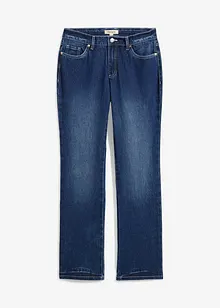 Jeans straight, a vita media, bonprix