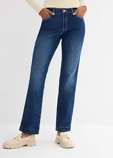 Jeans straight, a vita media, bonprix