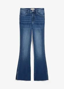 Jeans elasticizzati soft bootcut, vita alta, bonprix