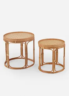 Tavolino in rattan (set 2 pezzi), bonprix