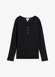 Maglia a maniche lunghe in puro cotone biologico, bonprix