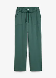 Pantaloni in felpa in misto cotone elasticizzato, bonprix