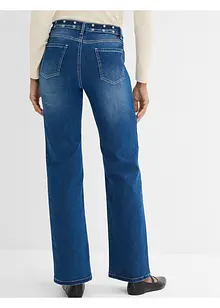 Jeans elasticizzati straight, vita media, bonprix