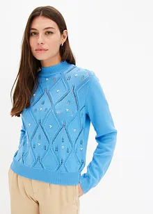 Maglione traforato, bonprix