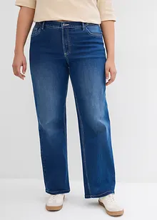 Jeans elasticizzati straight, vita media, bonprix