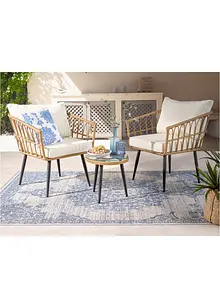 Tavolino e poltrone da giardino (set giardino 3 pezzi), bonprix