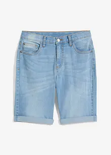 Bermuda elasticizzati di jeans, slim fit, bonprix