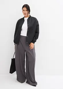 Pantaloni svasati con pinces, bonprix