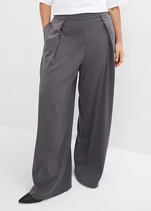 Pantaloni svasati con pinces, bonprix