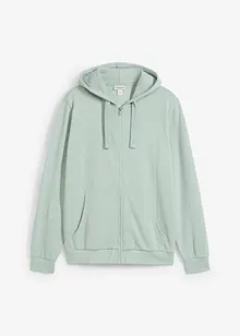 Felpa con zip e cappuccio, bonprix