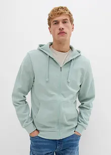Felpa con zip e cappuccio, bonprix