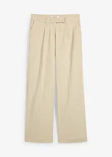 Pantaloni con pinces a vita alta, bonprix