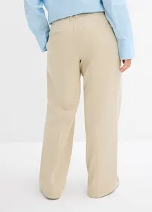 Pantaloni con pinces a vita alta, bonprix