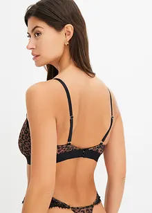 Bralette con coppe  a triangolo senza ferretto con imbottitura rimovibile, bonprix