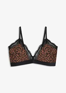 Bralette con coppe  a triangolo senza ferretto con imbottitura rimovibile, bonprix